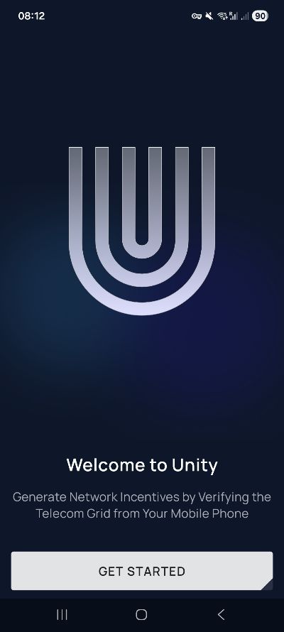 Screenshot of Unetwork get started